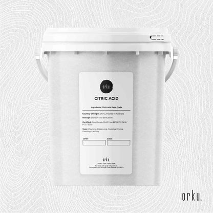 Orku 1.3Kg Citric Acid Powder Tub - Food Grade Non GMO Preservative E330 - Image 3
