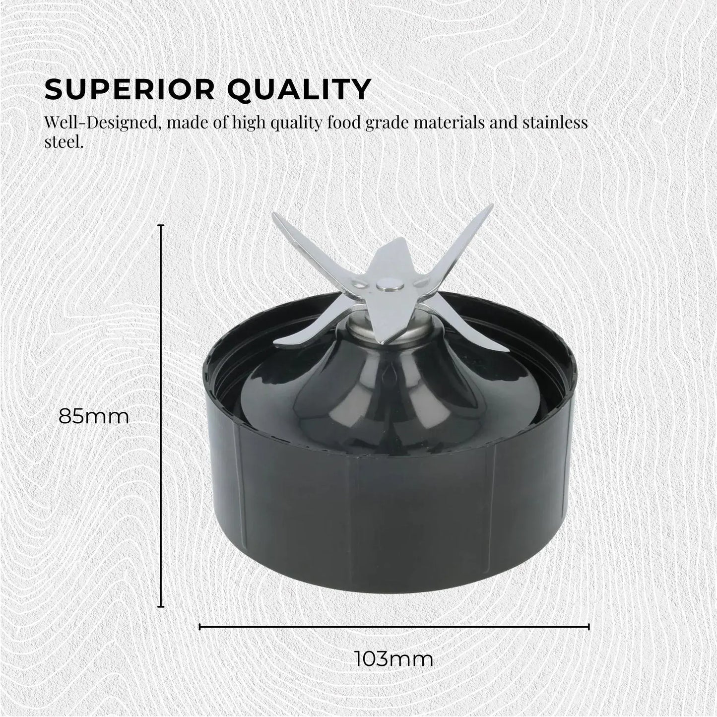 Kitchee 5 x For Nutribullet Extractor Cross Replacement Blade - 1200W 1200 - Image 3
