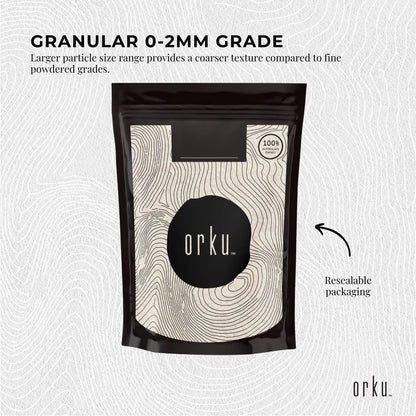 Orku 1Kg Diatomaceous Earth Garden 0-2mm Australian Fossil Shell Flour - Image 3