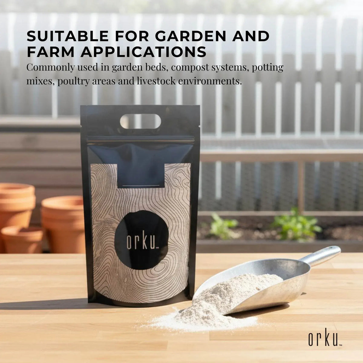 Orku 10Kg Diatomaceous Earth Garden 0-2mm Australian Fossil Shell Flour - Image 5