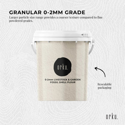 Orku 1.2Kg Diatomaceous Earth Garden 0-2mm Australian Fossil Shell Flour - Image 3