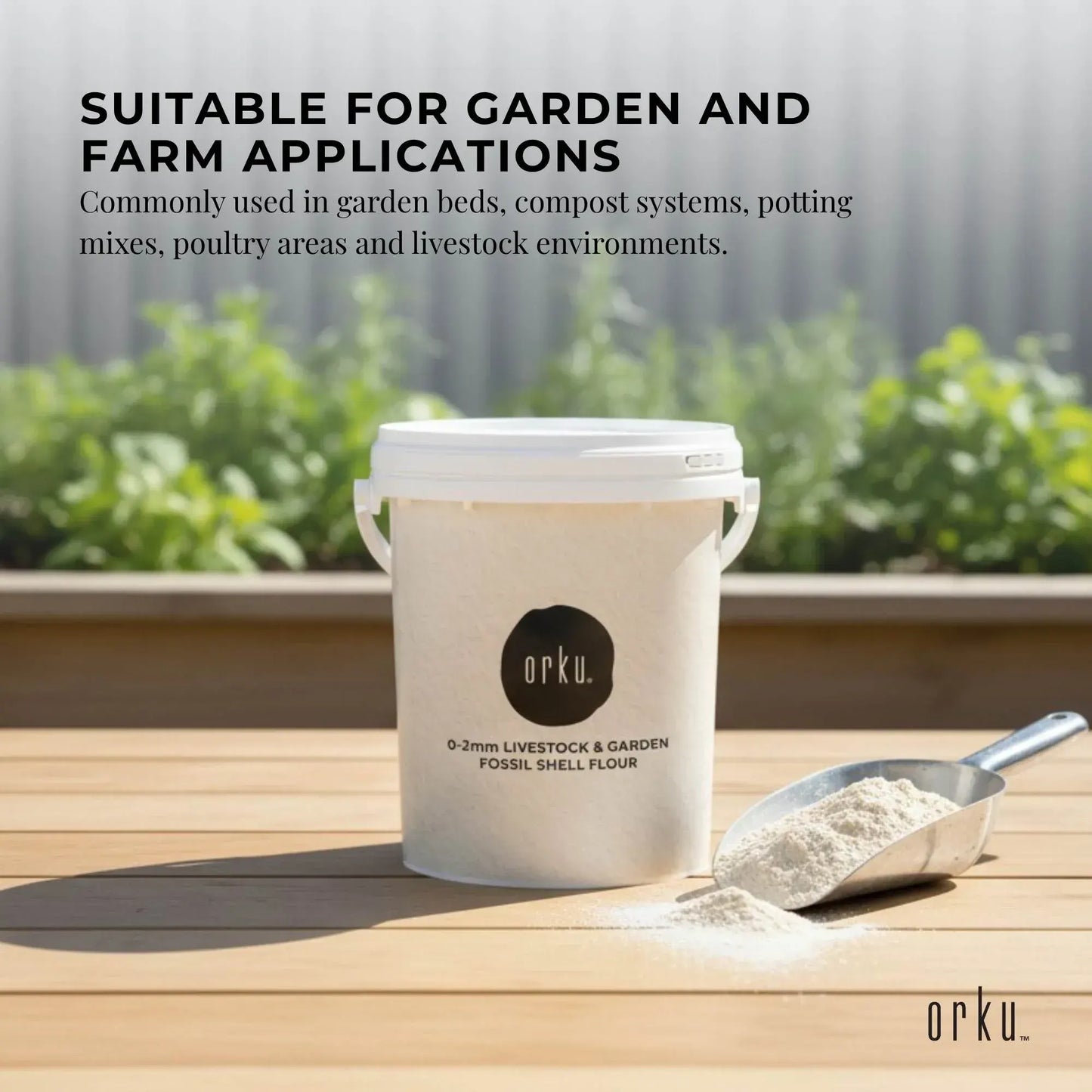 Orku 1.2Kg Diatomaceous Earth Garden 0-2mm Australian Fossil Shell Flour - Image 5