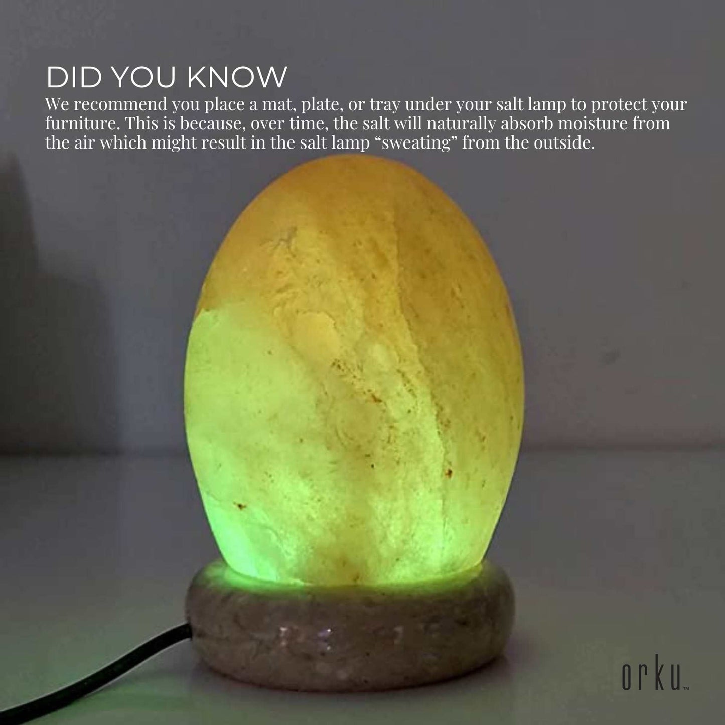 USB Colour Changing Egg Shape Himalayan Pink Salt Lamp Color Change LED Light - Image 5
