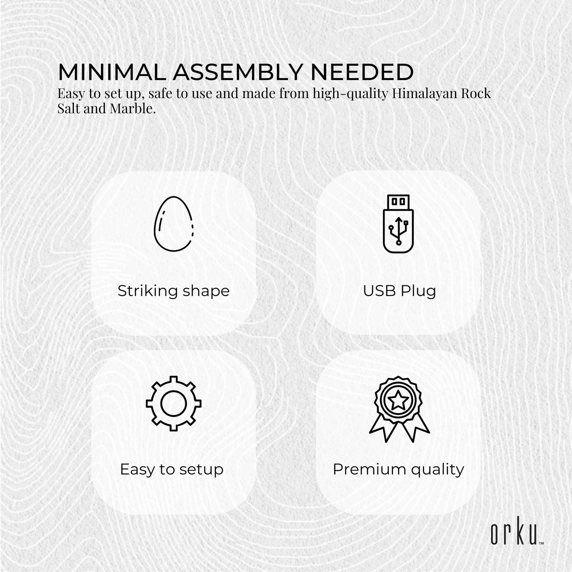 USB Colour Changing Egg Shape Himalayan Pink Salt Lamp Color Change LED Light - Image 6