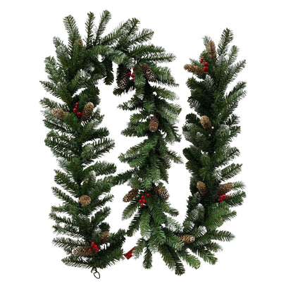 Christabelle 2.7m Christmas Garland with Pine Cones & Berries Pine Tree Decoration Ornament