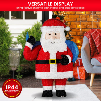 Christabelle 81cm Christmas Santa Display with Lights - Image 6