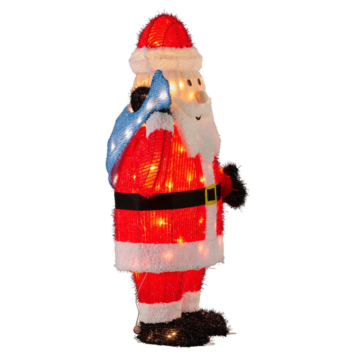 Christabelle 81cm Christmas Santa Display with Lights - Image 8