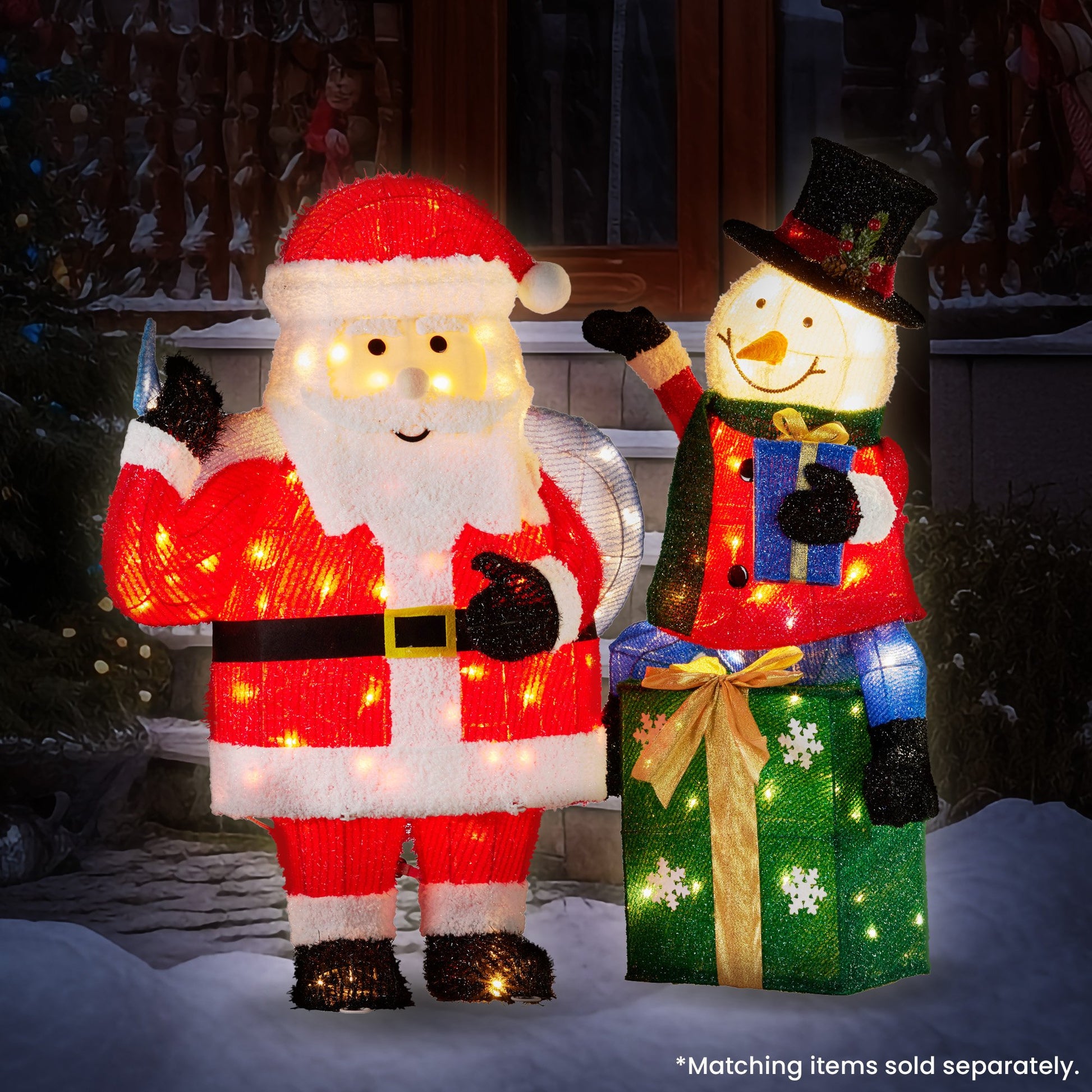 Christabelle 81cm Christmas Santa Display with Lights - Image 9