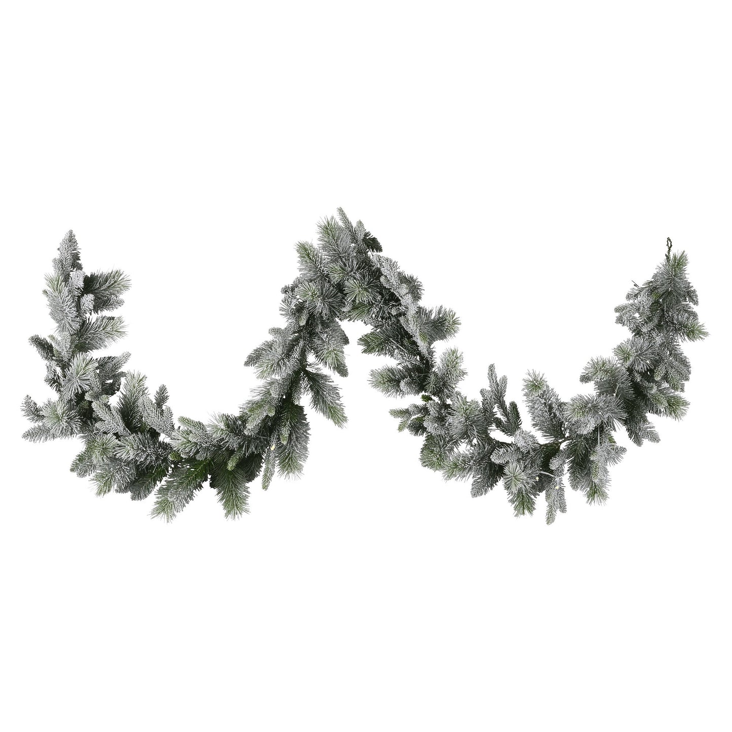 Christabelle 2.7m Christmas Garland Snowy with LED Lights Stamford Spruce Tree Decoration Ornament - Image 4