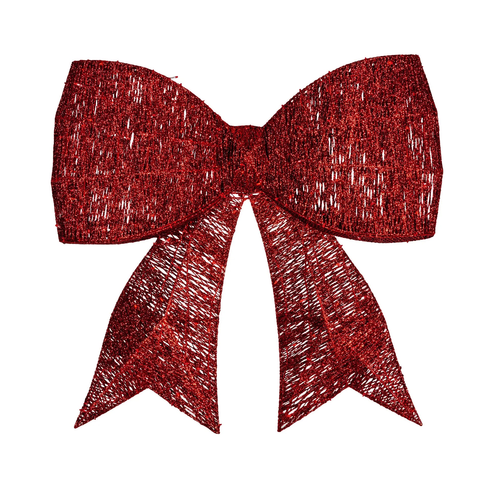 Christabelle Christmas Display Bow 91cm with LED and Twinkle Lights 5 Functions Christmas Festive Decorations Display Big Wired Bow - Image 2