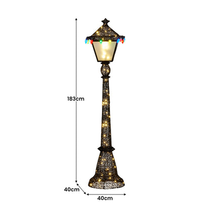 Christabelle Christmas Lamp Post Display 183cm With Lights - Image 5