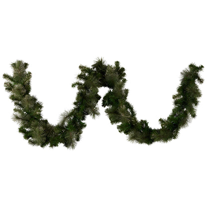 Christabelle 2.7m Christmas Garland with LED Lights Glittery Gold Pine Mantle Decoration Ornament - Image 6