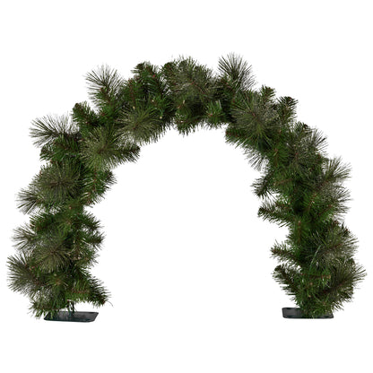 Christabelle 60cm Tabletop Christmas Archway Garland with LED Lights Gold Mantle Decoration Ornament - Image 5