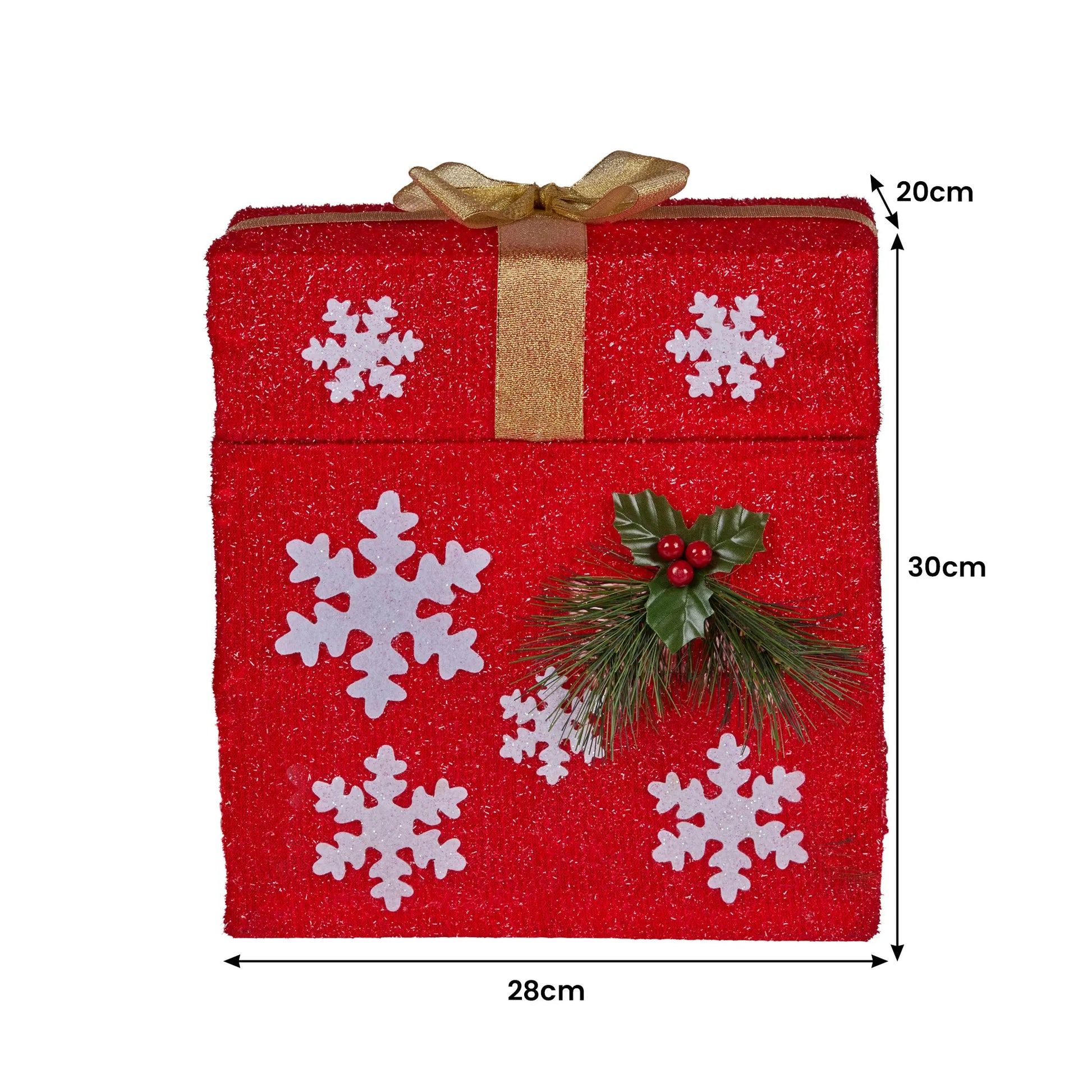 Christabelle Animated Santa Gift Box Led Christmas Tree Decoration Xmas Ornament - Image 3