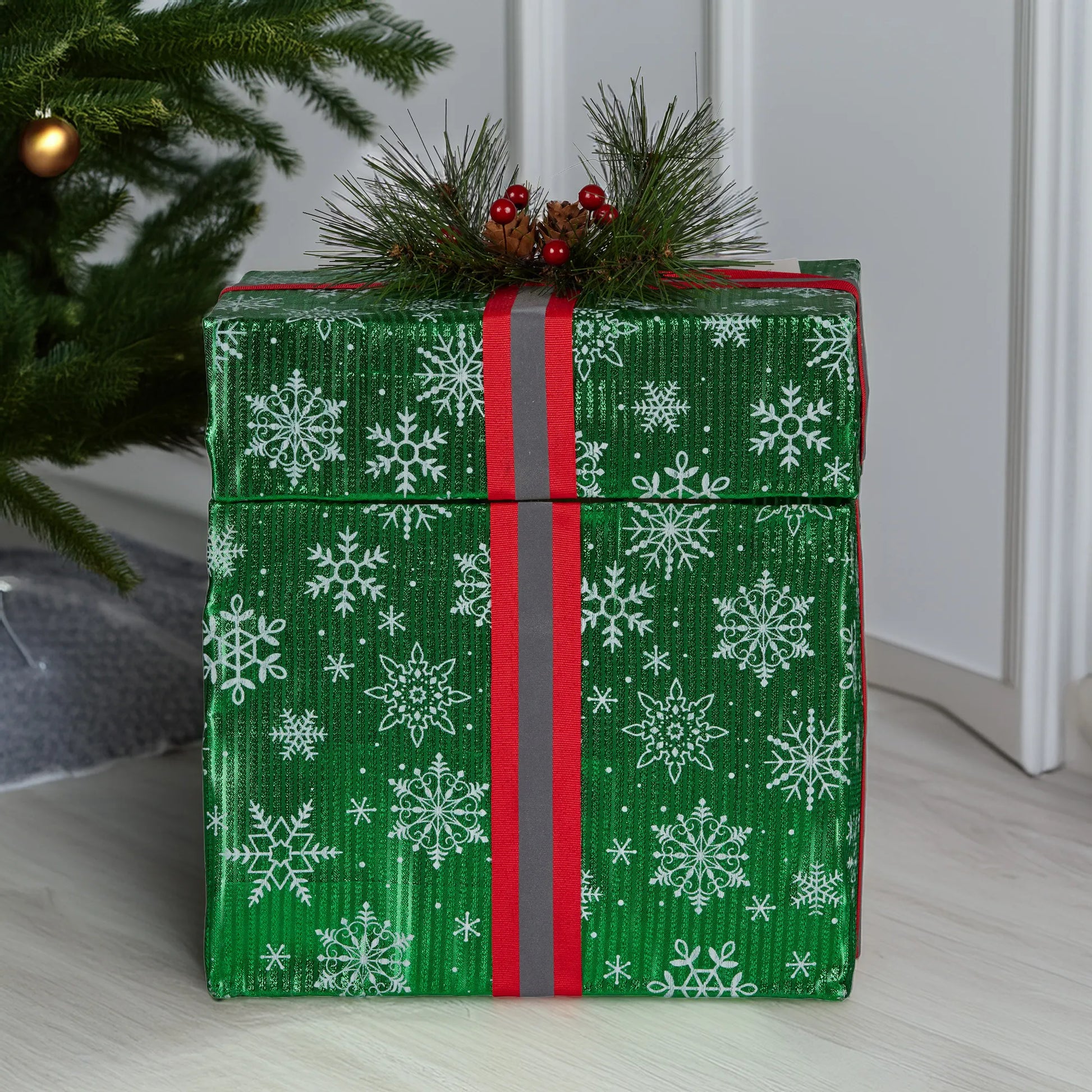 Christabelle Animated Elf Gift Box Led Lights Christmas Tree Decoration Ornament - Image 6