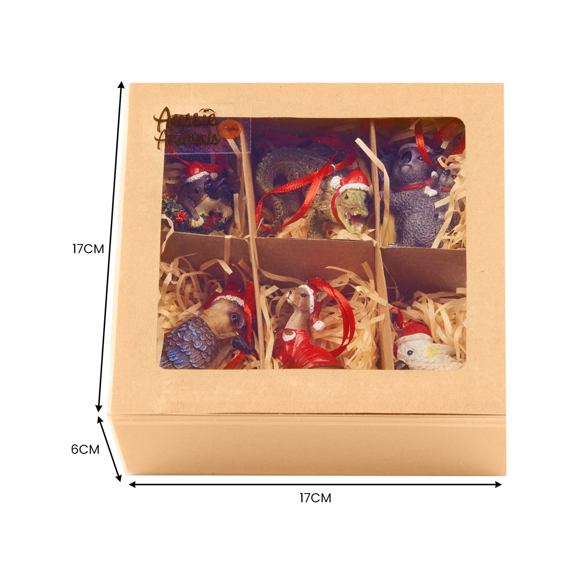 Christabelle Christmas Aussie Animals Pack of 6 Baubles Tree Decoration Ornaments Gift Pack - Image 5