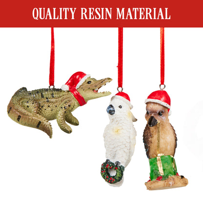 Christabelle Christmas Aussie Animals Pack of 6 Baubles Tree Decoration Ornaments Gift Pack - Image 8