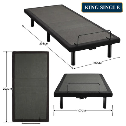Therapedic Motion Adjustable King Single Bed Base with Wireless Remote - Image 3