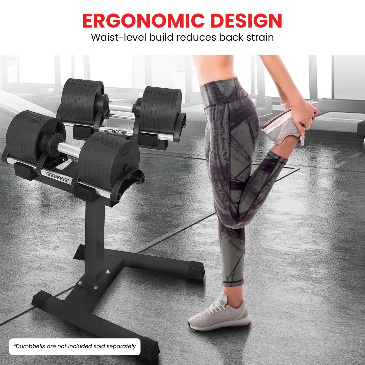 Powertrain 150Kg Adjustable Eon Dumbbell Stand - Image 8