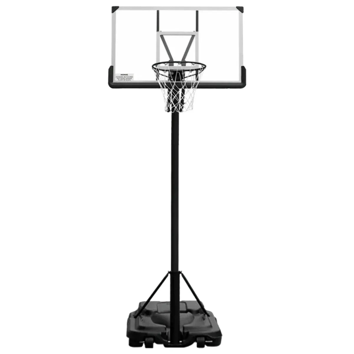 Kahuna 50 Portable Basketball Hoop System Height Adjustable 3.05m Fibreglass Backboard Outdoor Stand Kids Adults