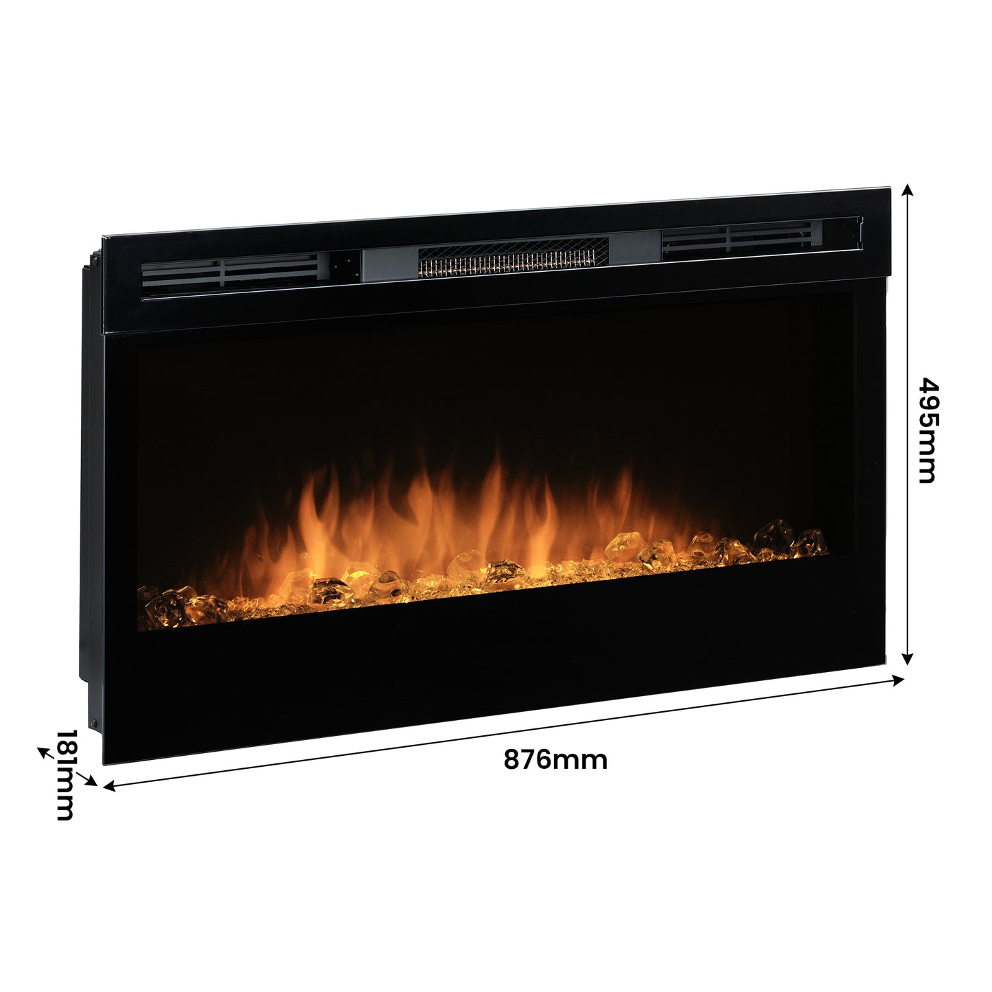 Dimplex PRISM Wall Mounted Electric Fireplace - 34-inches - Image 4