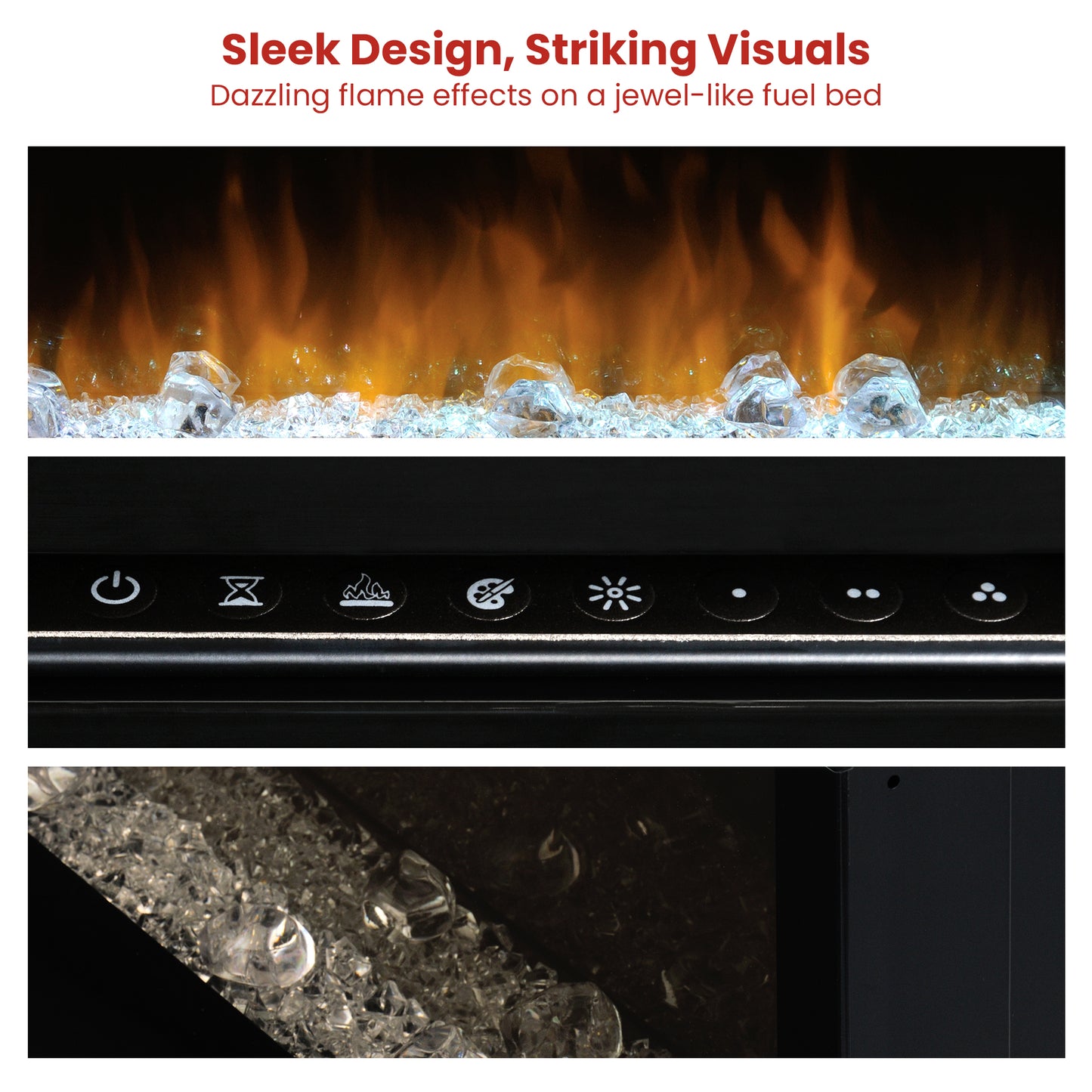 Dimplex PRISM Wall Mounted Electric Fireplace - 34-inches - Image 6