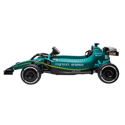 Kahuna Aston Martin Aramco F1 Licensed Electric Kids Ride On Race Car - Image 2
