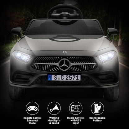 Kahuna Mercedes Benz CLS 350 Kids Electric Ride On Car with Remote Control - Black - Image 8