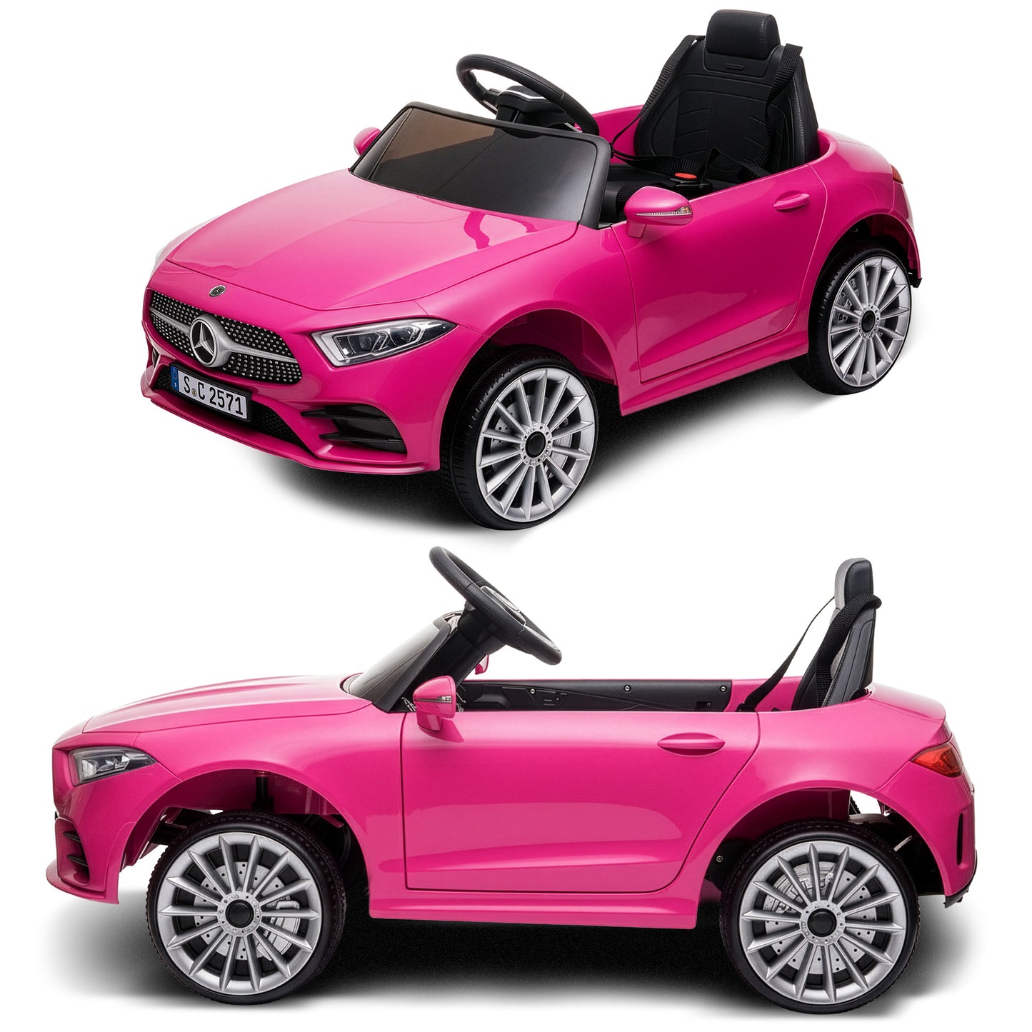Kahuna Mercedes Benz CLS 350 Kids Electric Ride On Car with Remote Control - Pink - Image 5