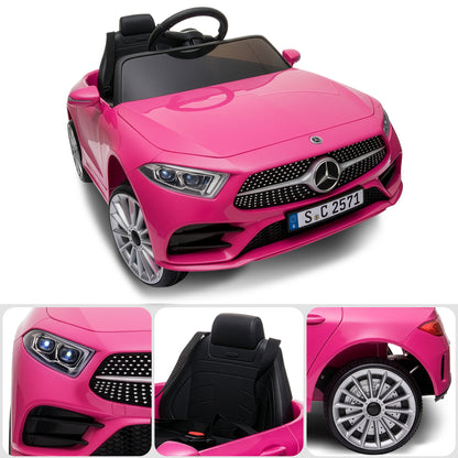 Kahuna Mercedes Benz CLS 350 Kids Electric Ride On Car with Remote Control - Pink - Image 9