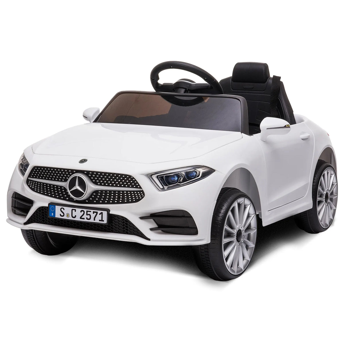 Kahuna Mercedes Benz CLS 350 Kids Electric Ride On Car with Remote Control - White