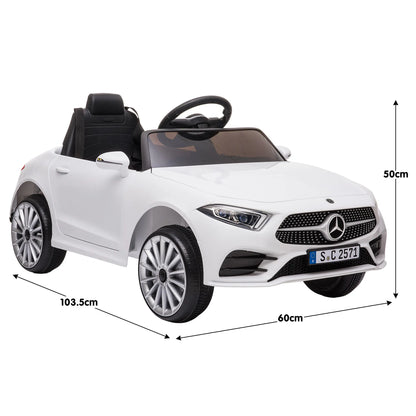 Kahuna Mercedes Benz CLS 350 Kids Electric Ride On Car with Remote Control - White - Image 4