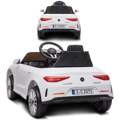 Kahuna Mercedes Benz CLS 350 Kids Electric Ride On Car with Remote Control - White - Image 6