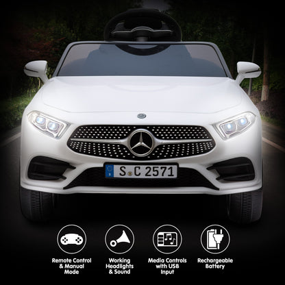 Kahuna Mercedes Benz CLS 350 Kids Electric Ride On Car with Remote Control - White - Image 8