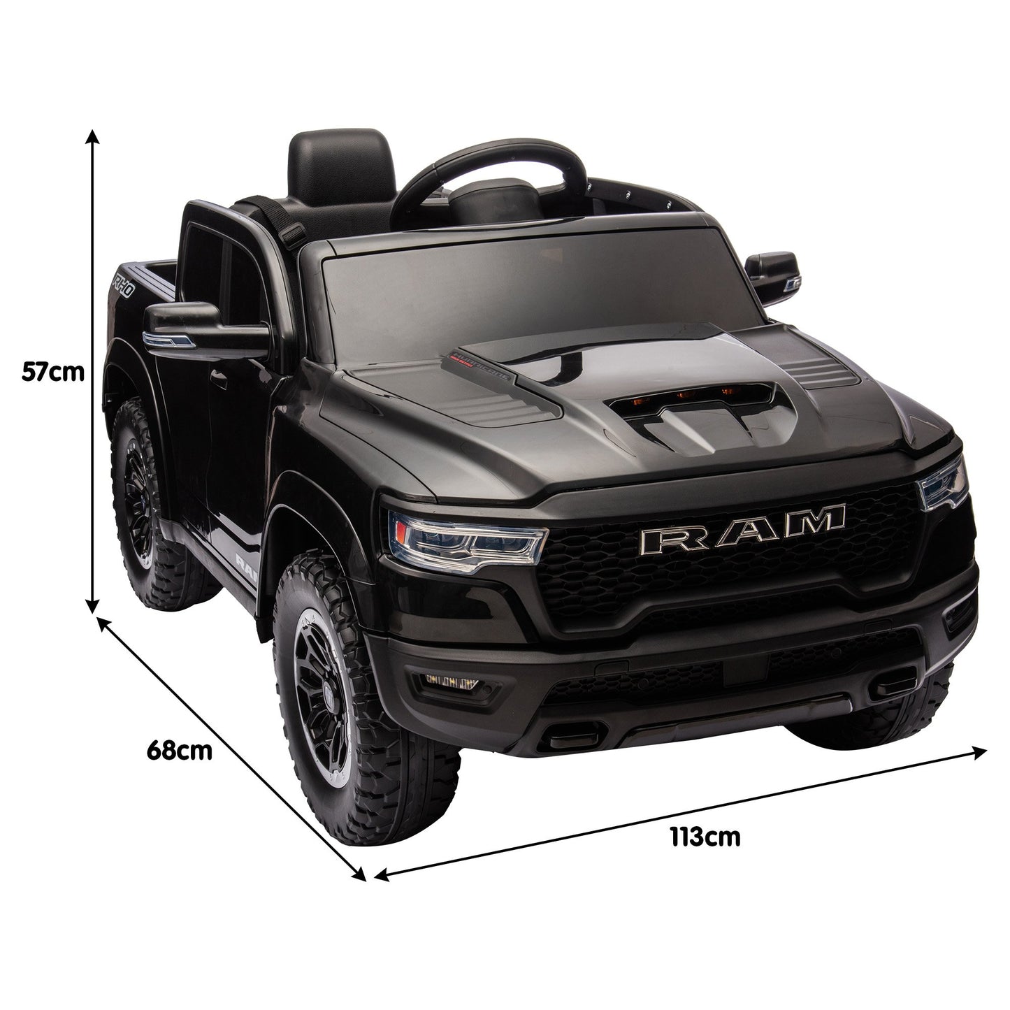 Kahuna Ram 1500 RHO Kids Electric Ride On Car with Remote Control - Image 4