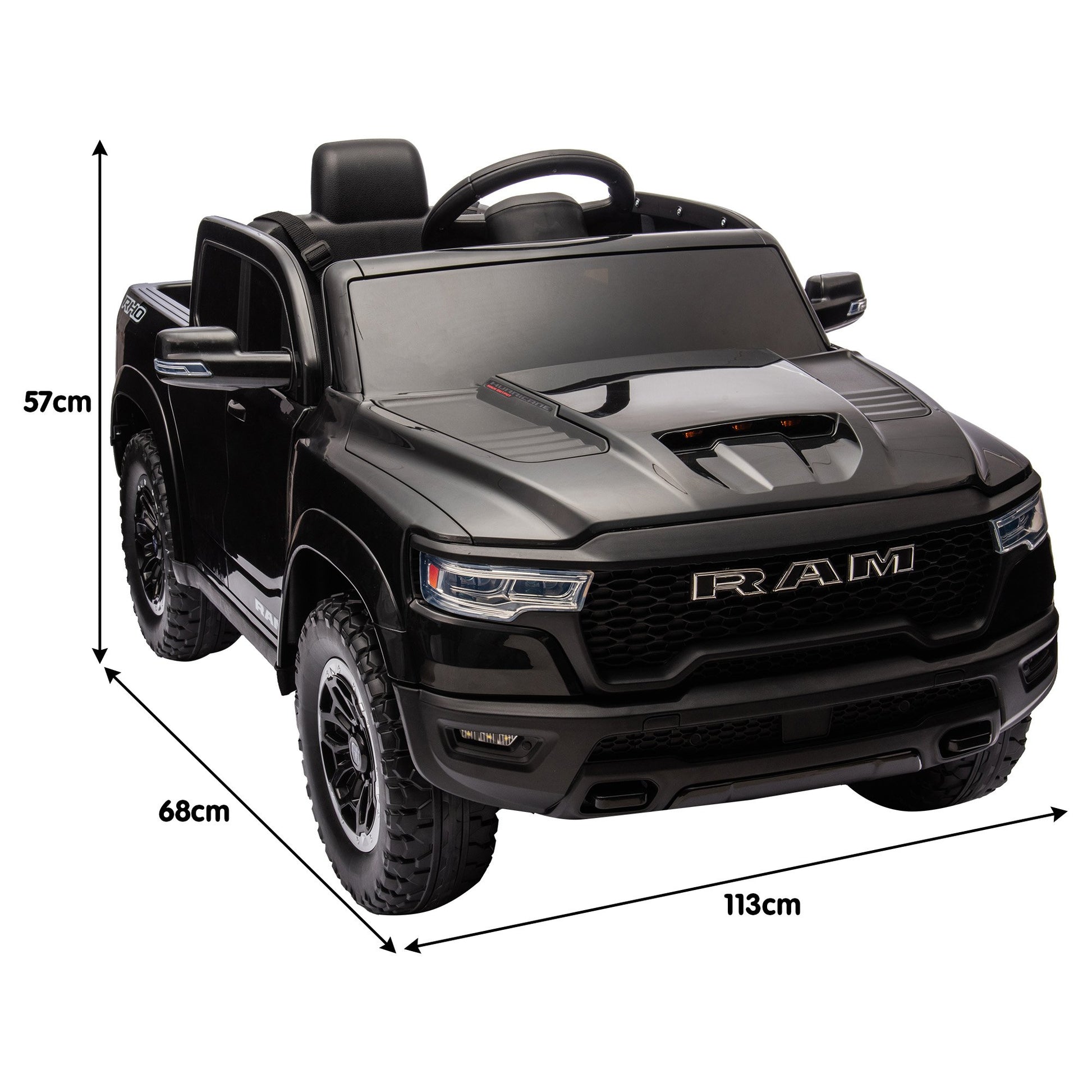 Kahuna Ram 1500 RHO Kids Electric Ride On Car with Remote Control - Image 4