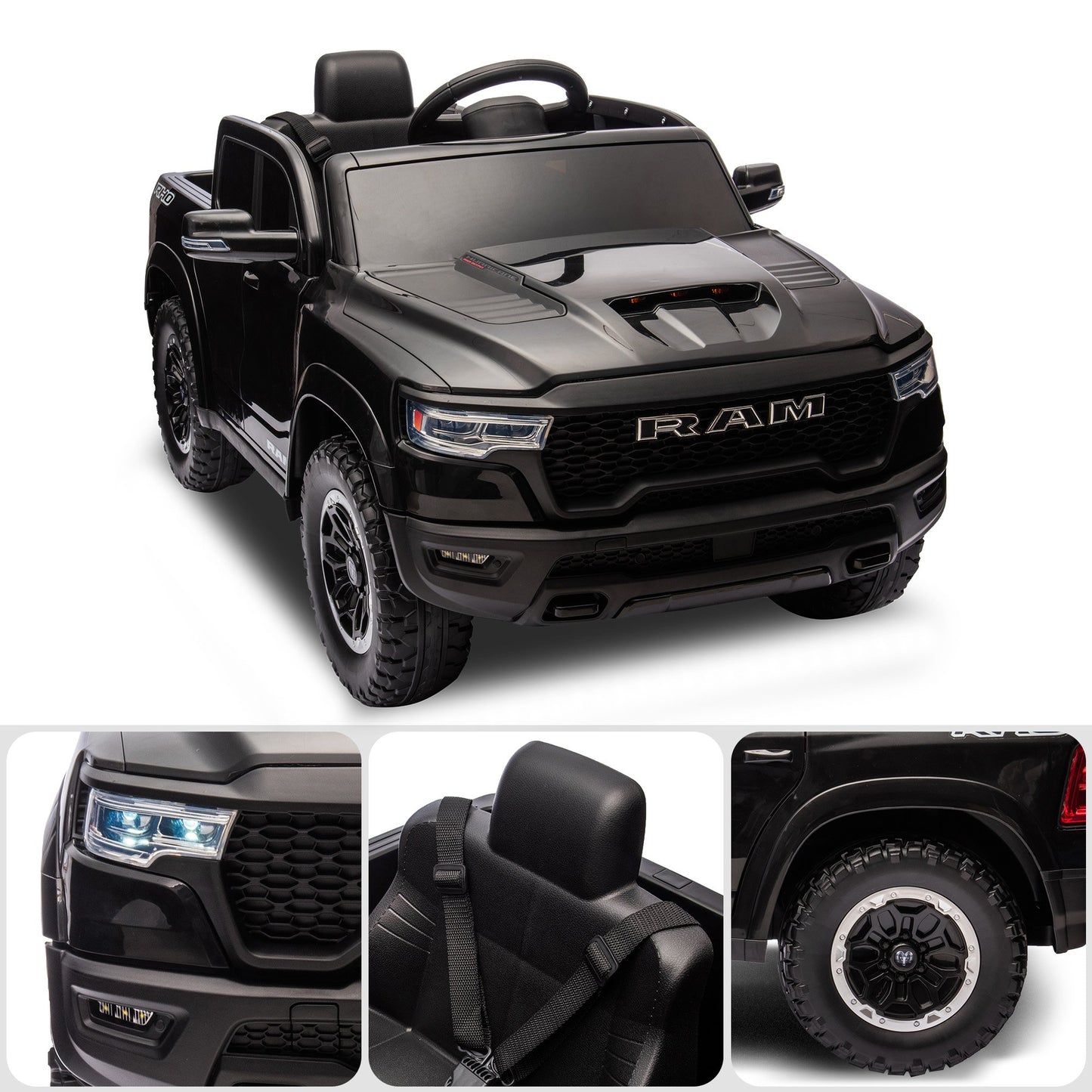 Kahuna Ram 1500 RHO Kids Electric Ride On Car with Remote Control - Image 9