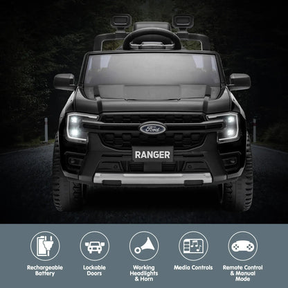 Kahuna Ford Ranger Electric Kids Ride On Car - Black - Image 6