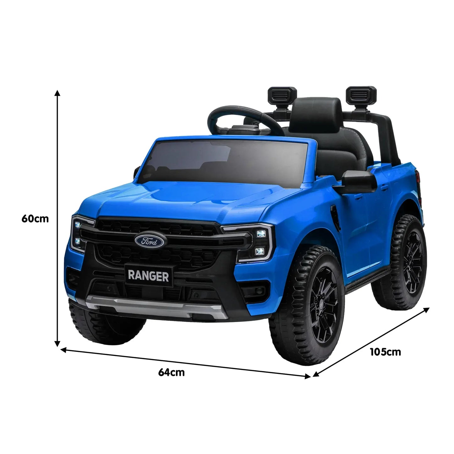 Kahuna Ford Ranger Electric Kids Ride On Car in Blue - Image 4