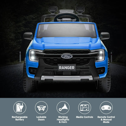 Kahuna Ford Ranger Electric Kids Ride On Car in Blue - Image 6