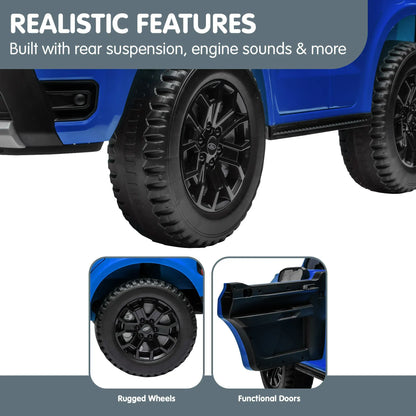 Kahuna Ford Ranger Electric Kids Ride On Car in Blue - Image 8