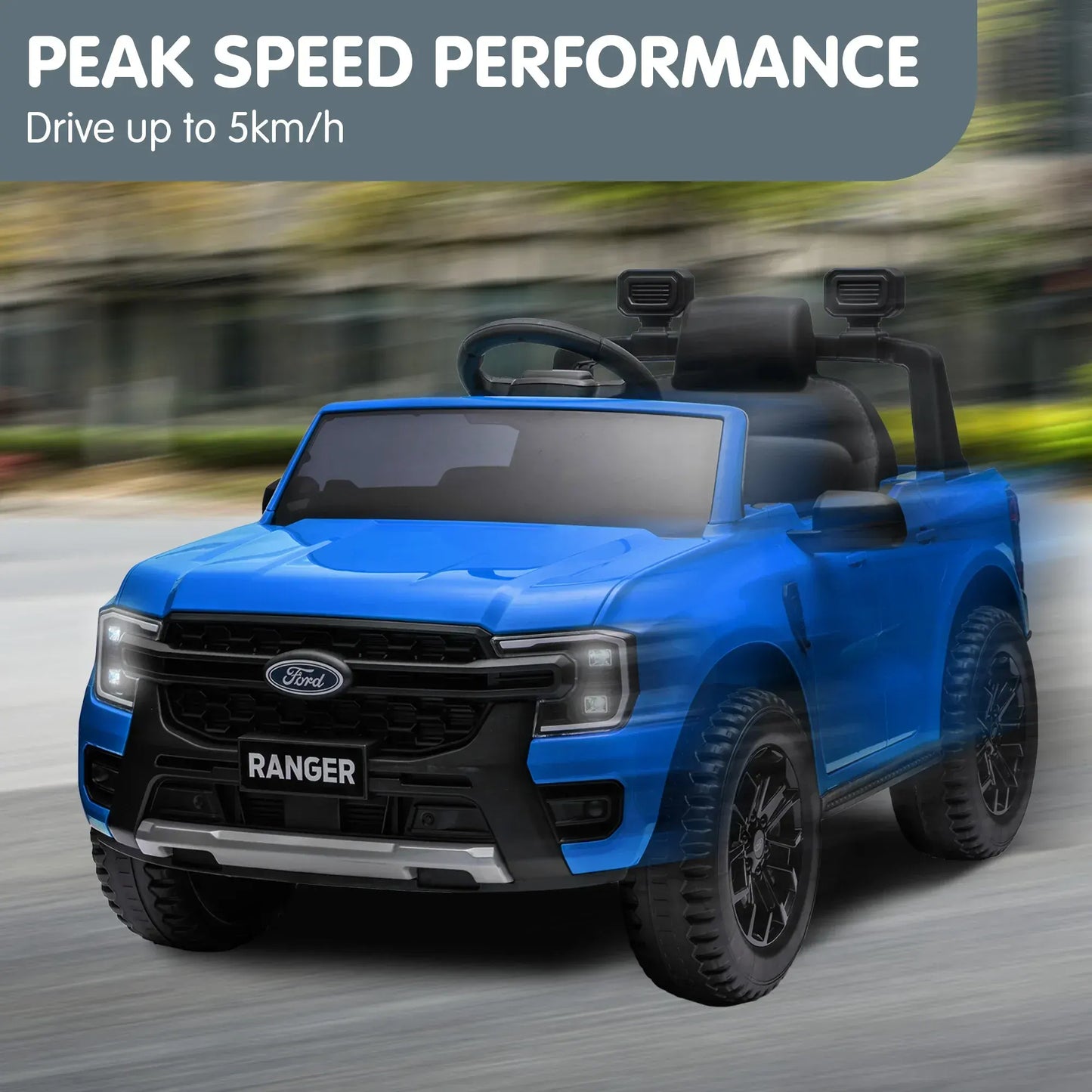 Kahuna Ford Ranger Electric Kids Ride On Car in Blue - Image 9