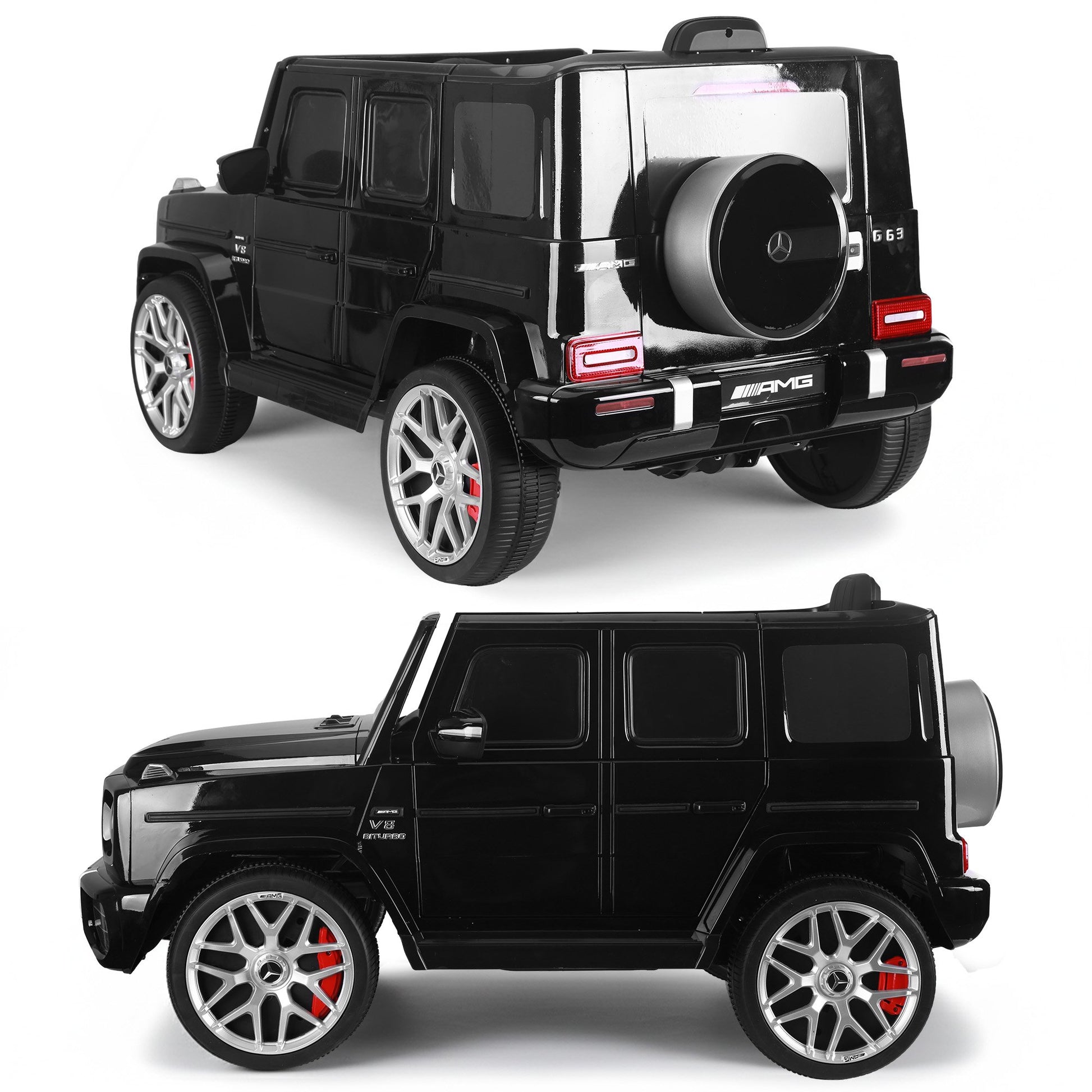 Kahuna Mercedes Benz AMG Licensed G63 Kids Electric Ride On Car Remote Control Dual 25W Motors Music Player LED Lights - Image 4