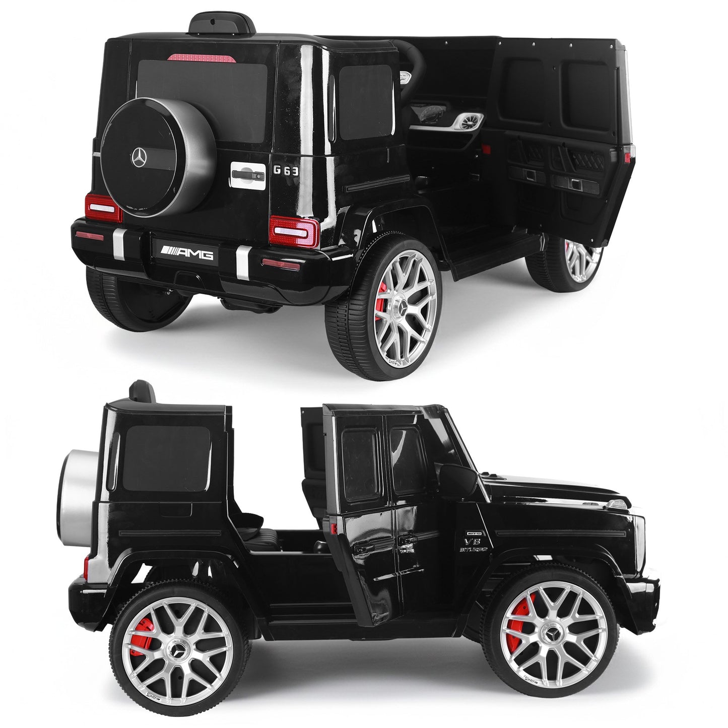 Kahuna Mercedes Benz AMG Licensed G63 Kids Electric Ride On Car Remote Control Dual 25W Motors Music Player LED Lights - Image 5