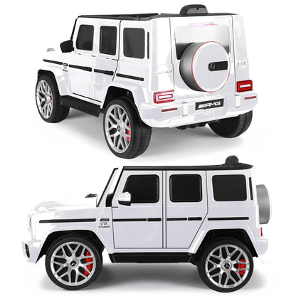 Kahuna Mercedes Benz AMG G63 Kids Electric Ride On Car w/ Remote Control - White - Image 4