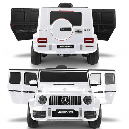 Kahuna Mercedes Benz AMG G63 Kids Electric Ride On Car w/ Remote Control - White - Image 6