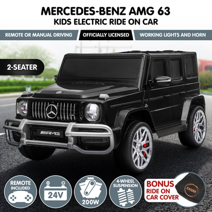 Kahuna Mercedes Benz AMG G63 Kids Electric Two Seater Ride On Car with Remote Control - Image 3