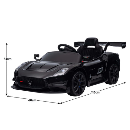 Kahuna Maserati MC20 GT2 Licensed Electric Kids Ride On Race Car Black - Image 3