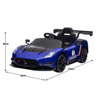 Kahuna Maserati MC20 GT2 Licensed Electric Kids Ride On Race Car Blue - Image 3