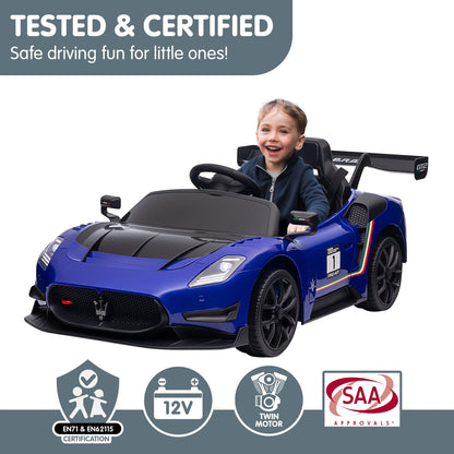 Kahuna Maserati MC20 GT2 Licensed Electric Kids Ride On Race Car Blue - Image 8